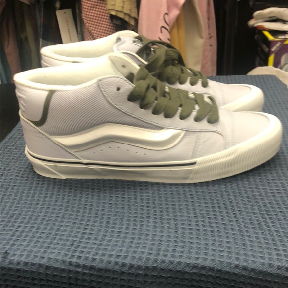 Vans Nu Skool Halogen Mid High-Top Sneakers with Retro Design